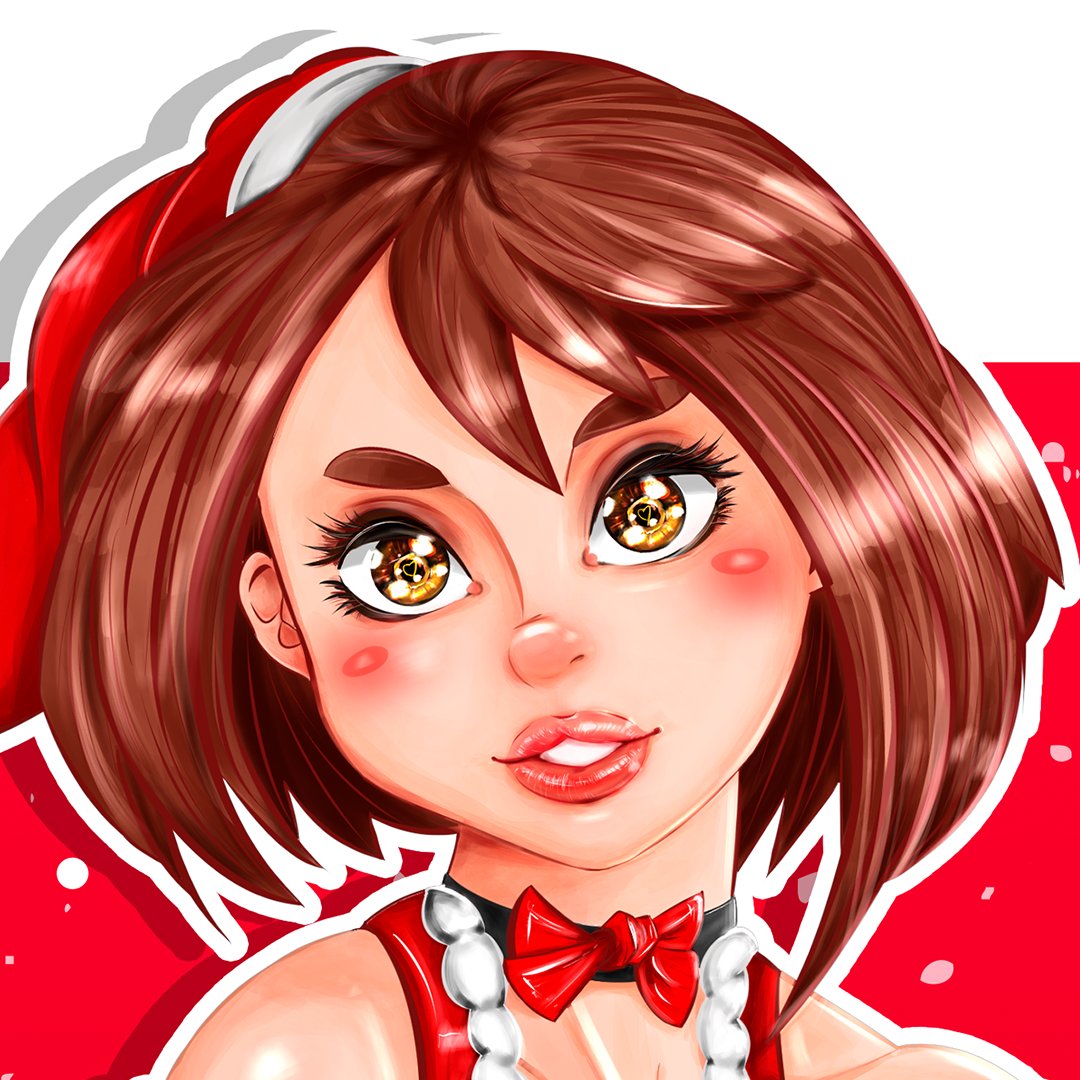 arts_blitz's tweet photo. Hi! Well this is a christmas fan art of #urarakaochako #MyHeroAcademia
With a #NSFW version, hope you like it 🙊😈🥵.
 #ecchiart #nsfwart #sexydrawingtime #digitalart #lewdgirl #pinupgirls #drawing #nsfwartist #nsfwaccount #lewddrawing #drawingsexy #lewd #ecchiwaifu #nsfwartist https://t.co/cWXnqsBOuv