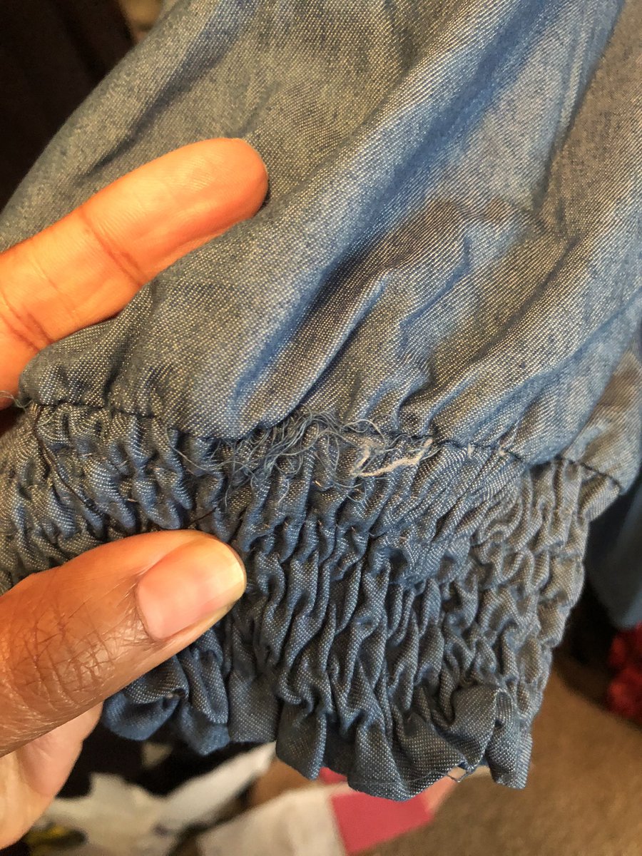 mschatree's tweet image. I didn’t have the @boohoo experience when I received my items. Products poorly made, really disappointed ☹️