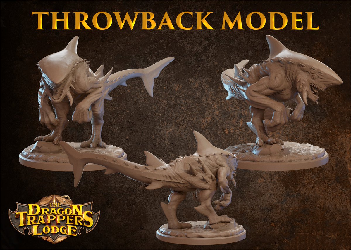 DragonTrappers's tweet photo. We're excited to include the Sharkasaurus in this month's release as a throwback model! It's an absolute fan favorite and a must have! Let's see those prints and paint jobs!
​#dragontrapperslodge #throwback #throwbackmodel #3dprinting #3dprintable #3dprintinglife #miniatures https://t.co/Jkyk3vIANa