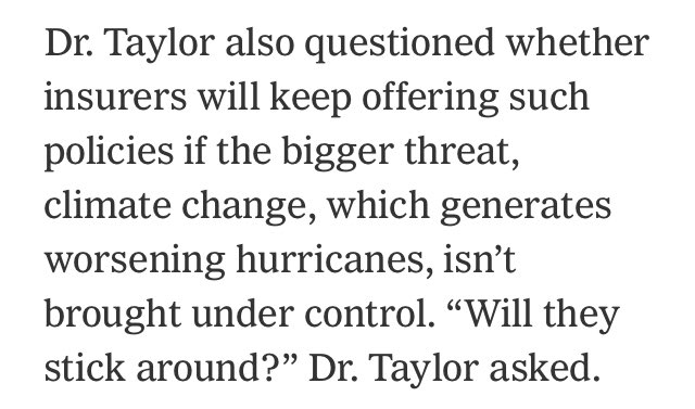 I’ve no idea if it would even be possible to find out, but it’d be interesting to see whether the policy is renewed and any changes in rates and terms.