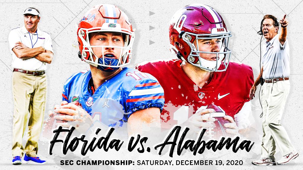 SECNetwork's tweet photo. No. 6 @GatorsFB
No. 1 @AlabamaFTBL 

The SEC Championship is set 😤 https://t.co/aUm4EBp7DC