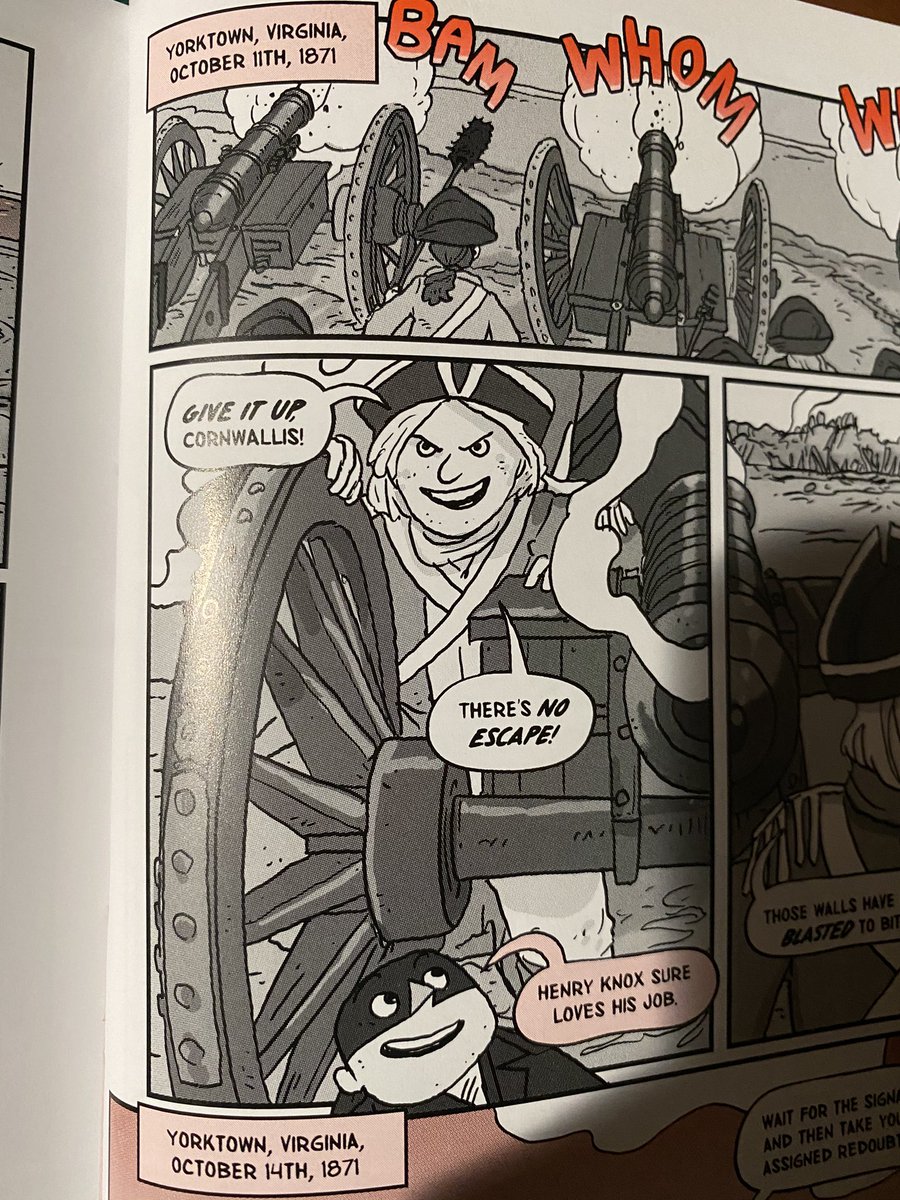 suchi81's tweet photo. @MrNathanHale My 9 year old is a huge fan of all your books! He found a misprint in the Lafayette book. It’s on page 119, the date should be 1781. https://t.co/R1l6C2FugU