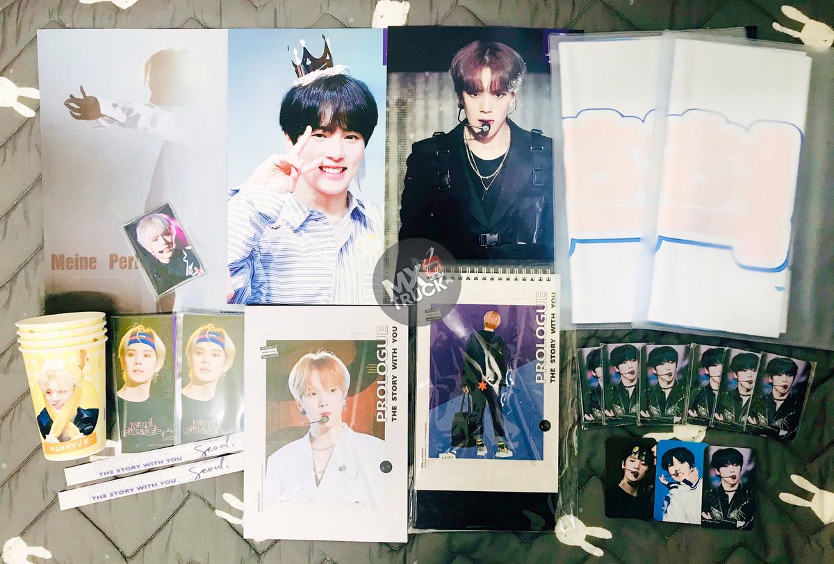 [#MXTPHUpdate] Cafe event goods from @PROLOGUE_MH arrived at KR address. Everyone who ordered will get a pc set as freebie (bottom right). Thank you! 🥰