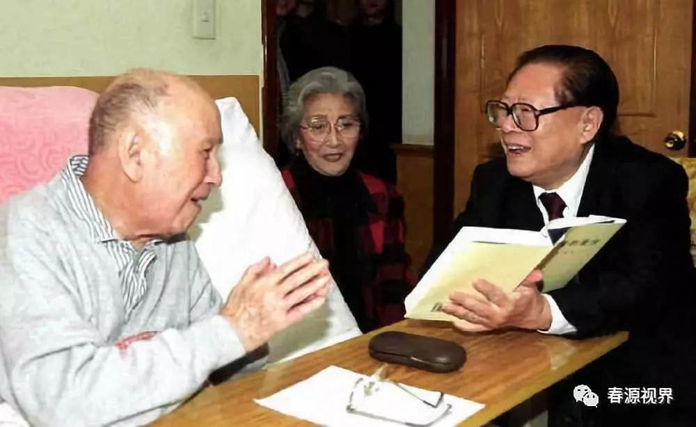 Qian Xuesen with 4 generations of Chinese leadership. Qian passed away in 2009, age 98