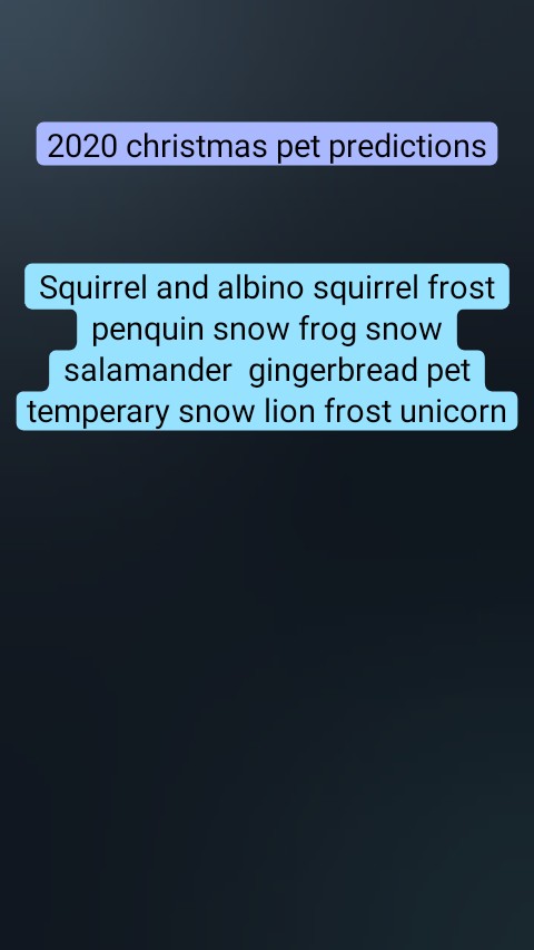 adoptmepets85's tweet image. New christmas 2020 pet ideas