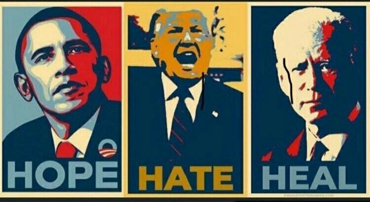 HOPE...HATE...HEAL
#trumprally