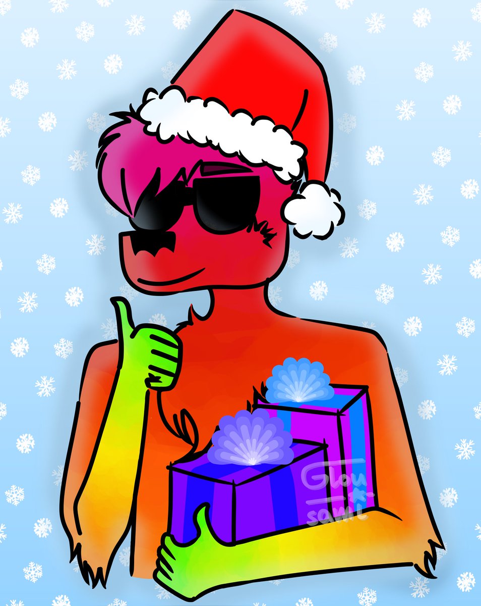 glousami's tweet photo. ❄️✨Christmas time :D ✨❄️
#oc #ocart #originalcharacterart  #christmasart https://t.co/zdalg1KoYW