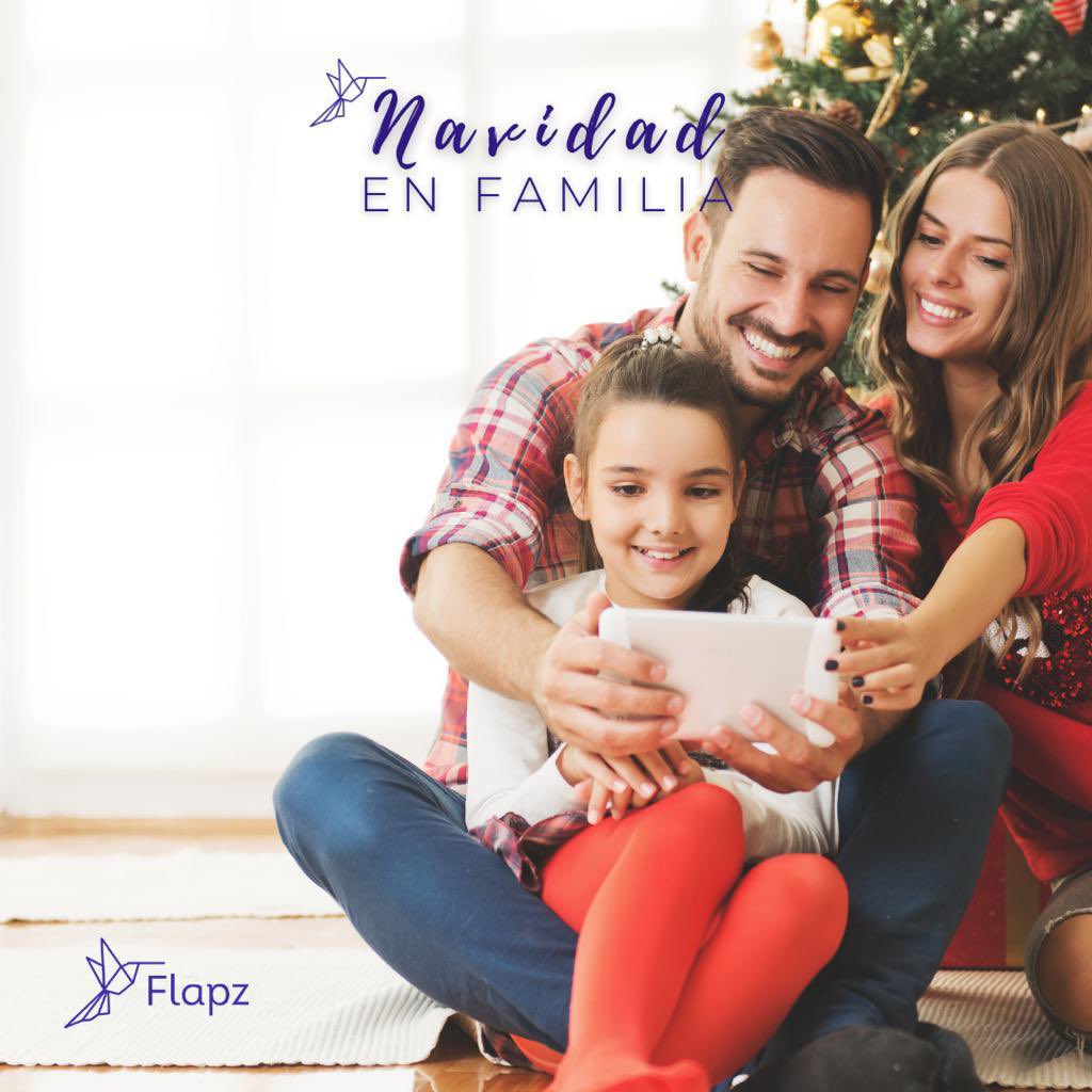 Es momento del reencuentro! Sin importar el destino ni la fecha, en Flapz.app podrás reservar un vuelo charter para que tu familia celebre esta navidad segura y siempre juntos!