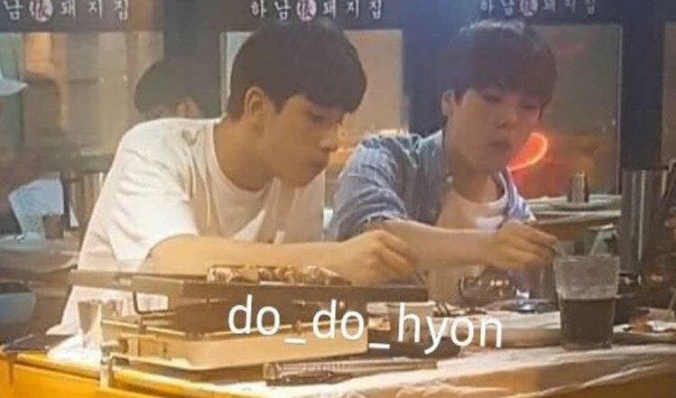 Eating with the colour of his heart