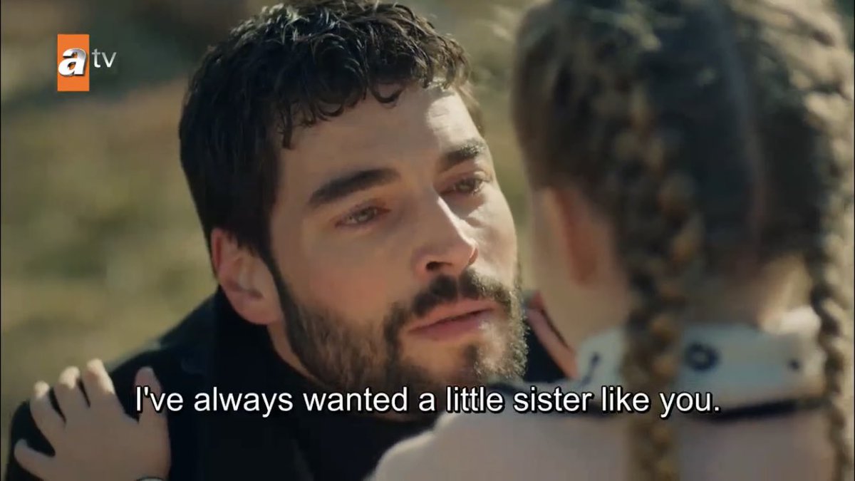 thinking about that time he said that he had always wanted to have a sister like gül and now it’s true she is his sister LEAVE ME ALONE  #Hercai
