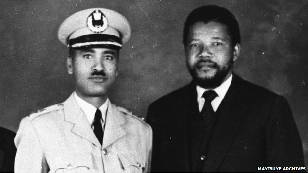 2/See, Mandela spent two weeks in July 1962 in Ethiopia where he learned the tricks of guerilla warfare from Col Fekadu Wakene, a corporal in the riot battalion of the Ethiopian police force at the time.Mandela was in Ethiopia by invitation of Emperor Haile Selassie I.