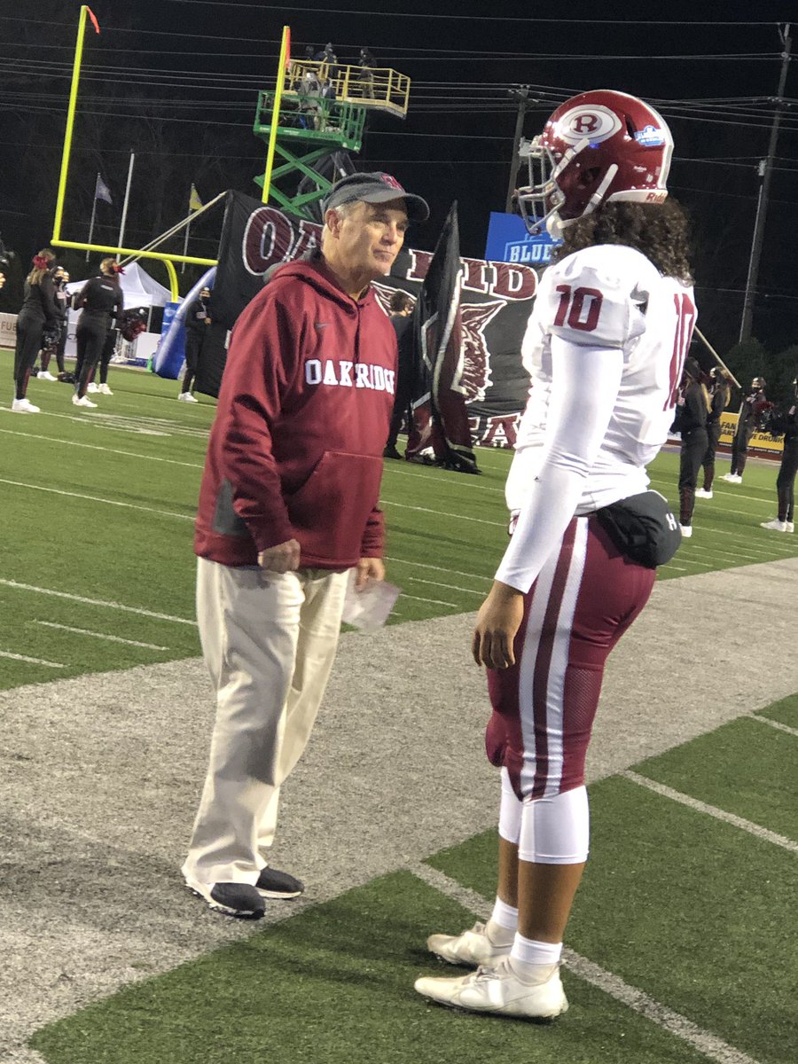 10Gadams's tweet photo. Not too many people can say they’ve been coached, and watched their son coached, by the same coach to a state championship game. Truly a special moment in our lives. Thank you @JoeGaddis36 we love you Coach. https://t.co/kFt612d0pq