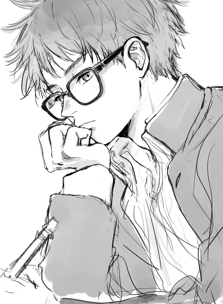 スポーツ男子のメガネって良いよね👓 