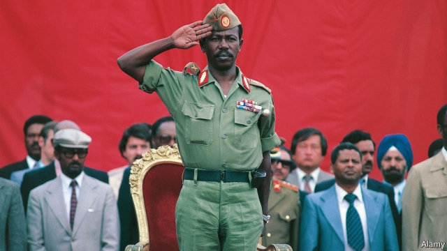 29/In 1974, the Derg ("committee") comprising junior army, police and prison officers seized power and established Ethiopia as a Marxist-Leninist state.Major Mengistu Haile Mariam from the army's 3ʳᵈ Brigade emerged as the leader in Feb. 1977 after a brutal internal struggle.
