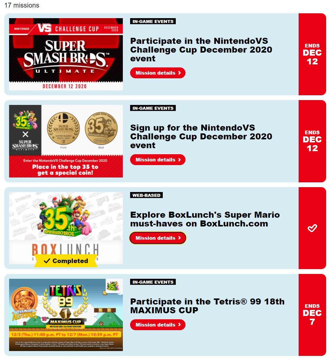 Nintendeal A Bunch Of New My Nintendo Missions Are Up Including Explore Boxlunch S Super Mario Must Haves Click Here To Complete The Mission T Co Qvkr98can7 T Co Jklu2mphhi Twitter