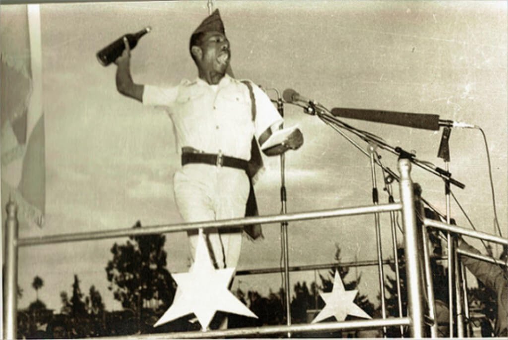 31/At Meskel Square in April 1977, Mengistu declared the start of the Red Terror campaign in a speech where he smashed 3 bottles containing a red liquid while proclaiming: “Death to counter-revolutionaries! Death to the EPRP!"The stage was set for what was to follow.