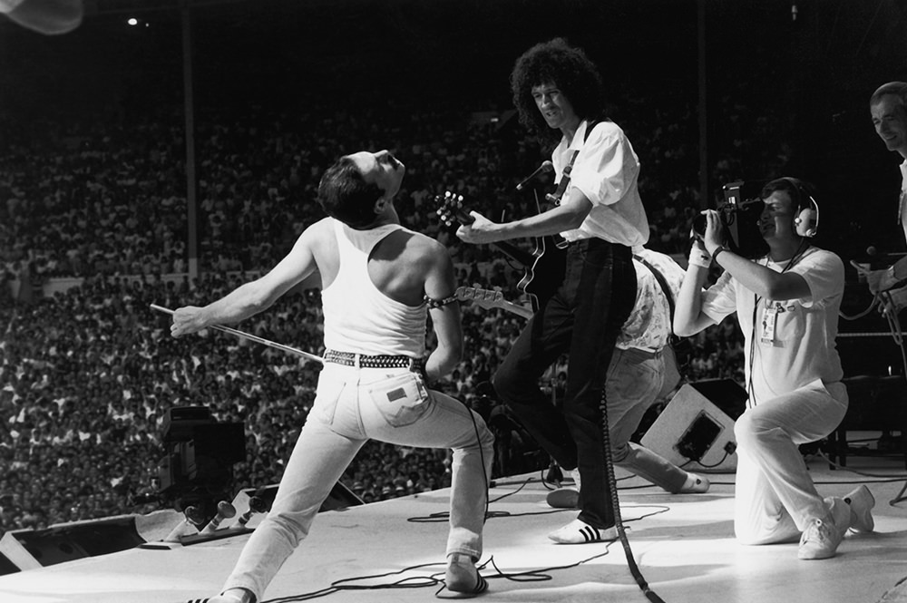 35/Sidebar: History was made at the Live Aid concert at Wembley on July 13, 1985 when Queen's Freddie Mercury rendered his legendary performance.Others that performed: U2, David Bowie, Elton John, Dire Straits, Paul McCartney, Sting and Phil Collins.