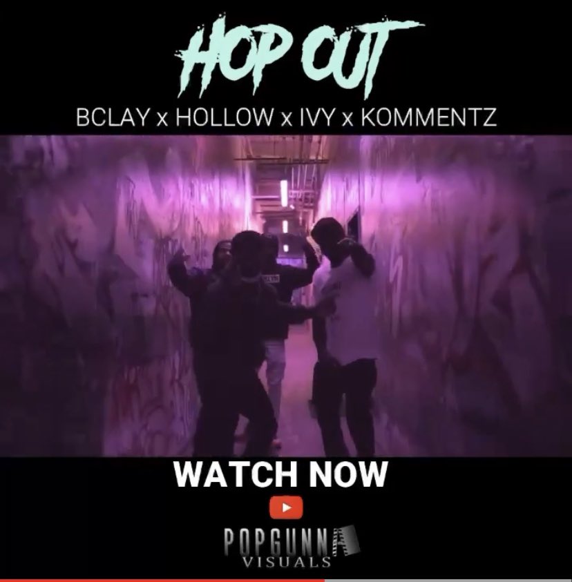 BrandonTopkatt's tweet photo. Hop Out Official Video - BCLAY x Hollow x Kommentz x Ivy - video shot by... https://t.co/2WnzmAjvGo via @YouTube. https://t.co/DFAitSyNpj