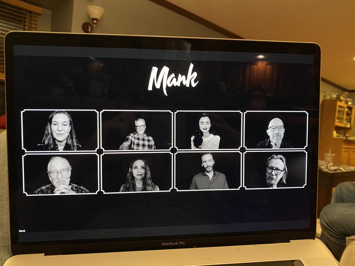 JoshuaKman's tweet photo. Thx @netflix Grt Q&amp;A. @MankFilm was so good. Acting was incredible! @AmandaSeyfried We talked yrs ago in NYC, u were walking your dog. You were so nice &amp; encouraging to me (I was just starting on the acting road.) I learn 2 b better by watching great actors like u! https://t.co/il9vVydR4y