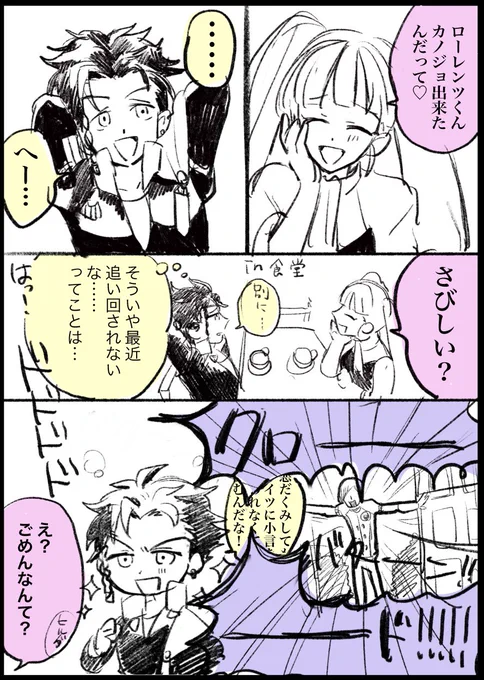 ローレンツに彼女ができるけどクロードのせいでフラれる漫画(claurenz weekのやつ) 