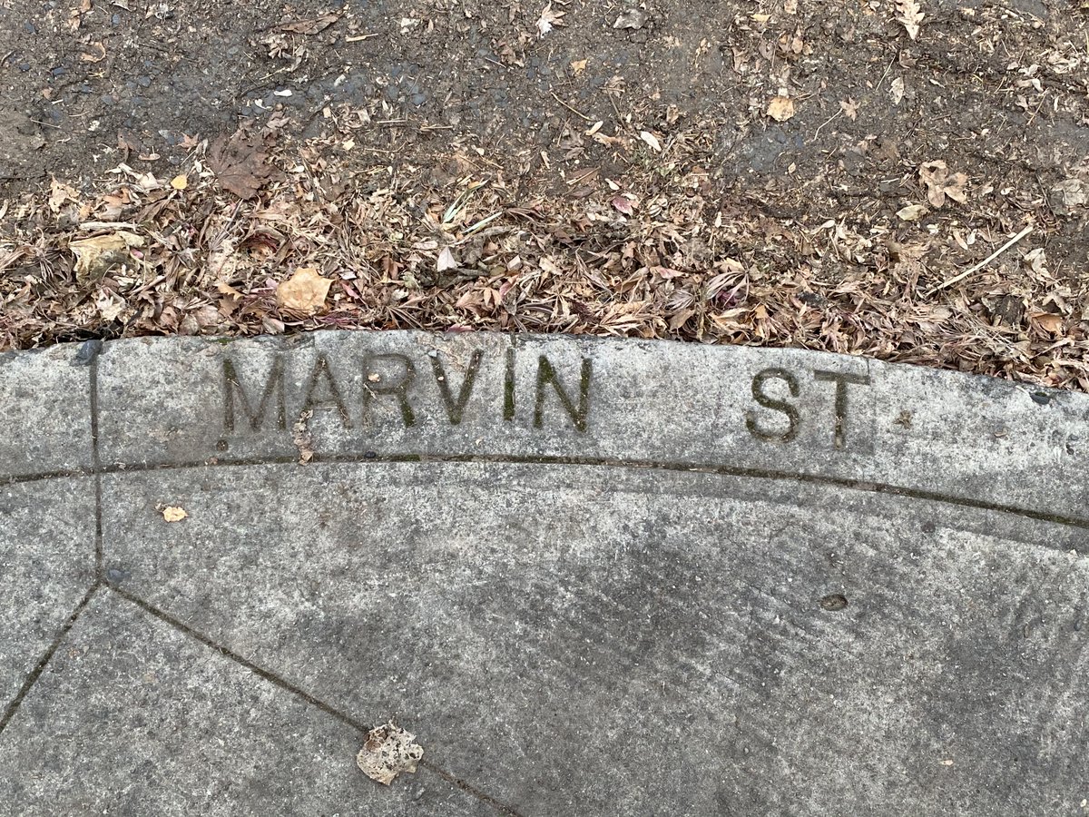 There are other former names in my hood, though I can't find any connection to Scott or his novels. Swanson St is a small part of 36th Ave now and Marvin St is what's now Lafayette Ct.