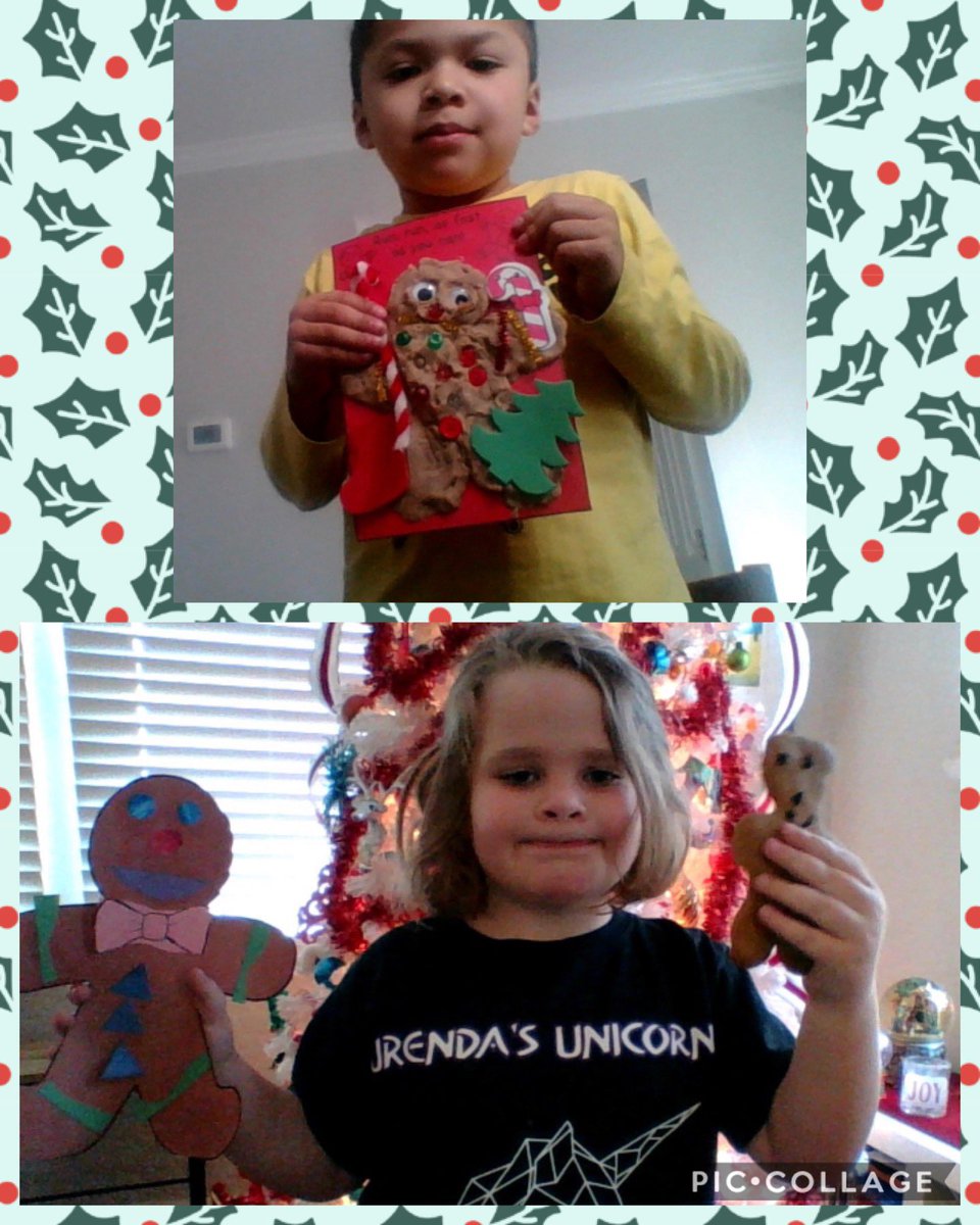 JadeUrenda's tweet photo. We kicked off the first week of December with all things gingerbread! We read several different versions of the story, worked on comparing &amp; contrasting and created our very own characters using homemade gingerbread playdoh. What a sweet week!

#urendasunicorns @jseroadrunners https://t.co/BnLsV2YQ84