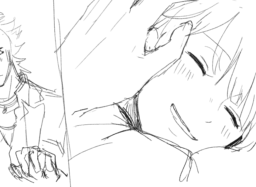 ツイステ ラフだけどめちゃ可愛いにへら顔の監督生描けた 白雨の漫画