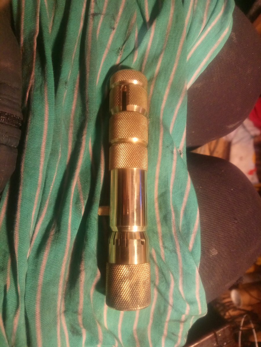 Matt_Smith_Hux's tweet photo. This is a special edition Ableater, all brass. It is one the finest things I have ever conceived.
I don't normally do this, but, if anyone wants it, let me know. One off, the queue is as it was for everybody still, this was totally unintentional.
#locktoolMaking #ableater https://t.co/fOdAHE4vC4