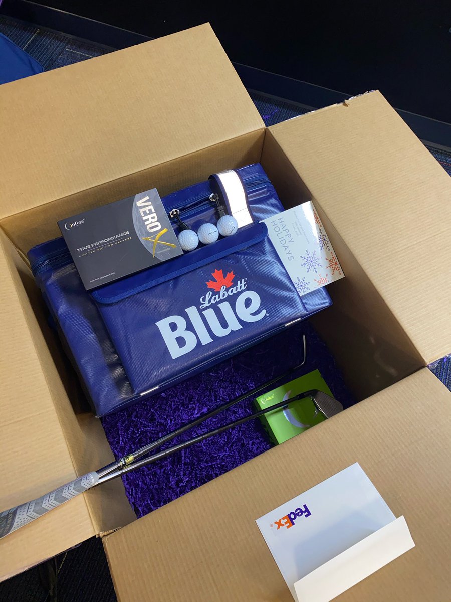 JoshAllenQB's tweet photo. A big thanks to @FedEx for helping me hook up my O-Line with some Christmas gifts. I know my guys are excited 😁 #ad https://t.co/Ok4s4jn3u7