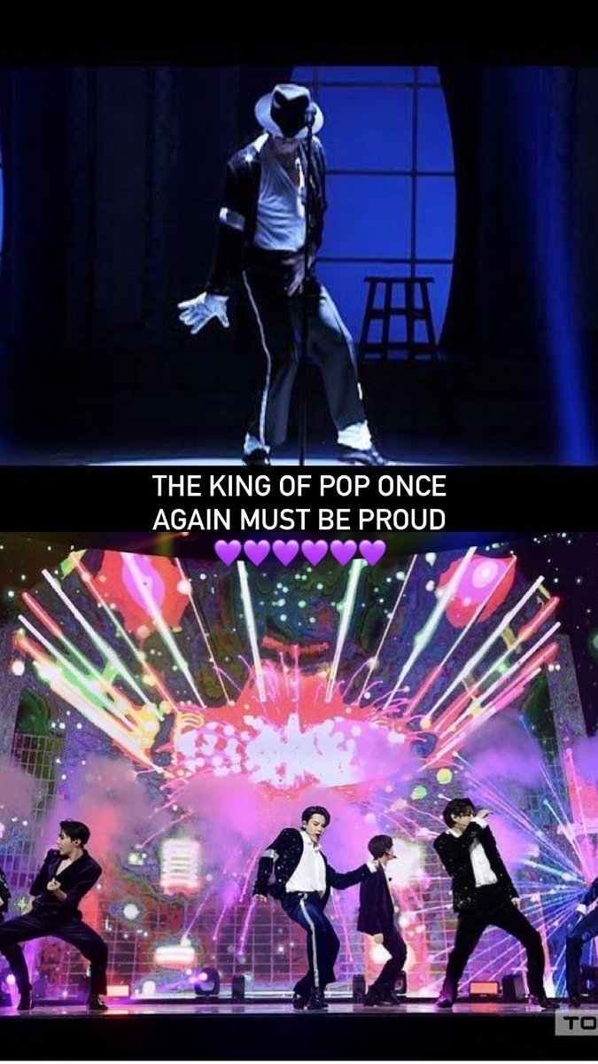 findear's tweet image. MJ is everything to me and last night @BTS_twt made me screamed &amp;amp; cried 😭💜 @tajjackson3 they bring back the Billie Jean’s era. It’s 2020 and still legit! 🔥💜 #BTSatMMA #DynamiteDanceBreak