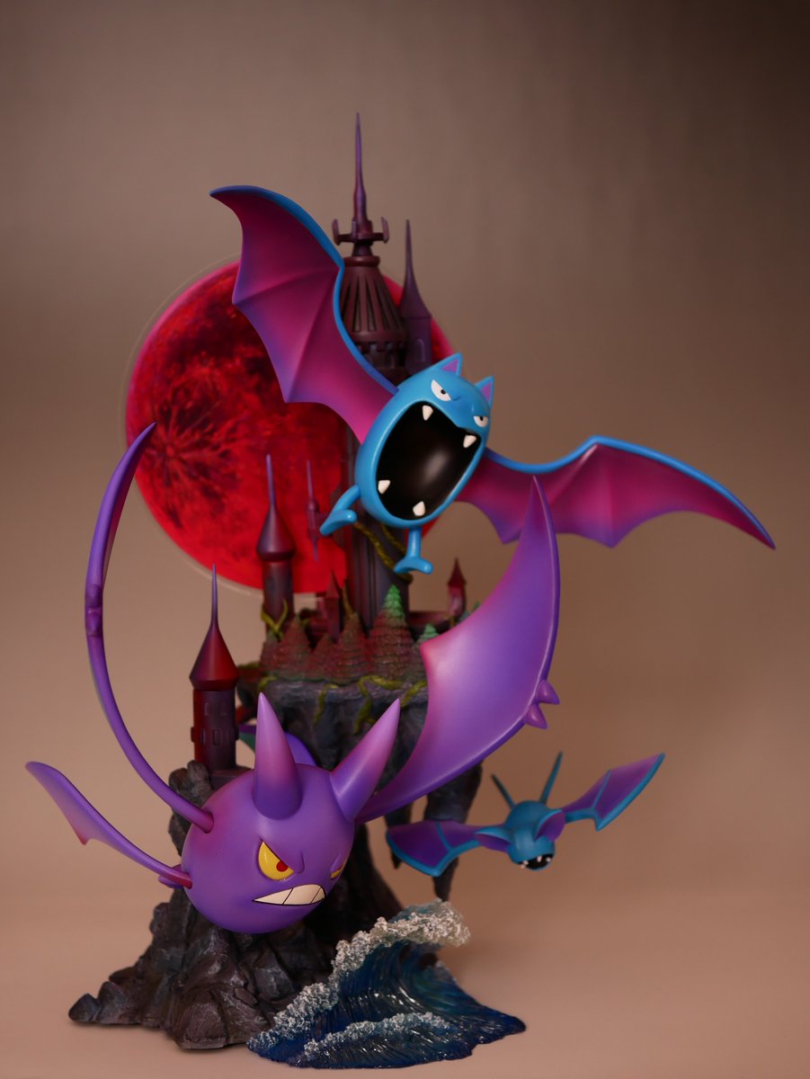 レビュー】 Fantasy x Moon shadow Studio Crobat Family Pokemon