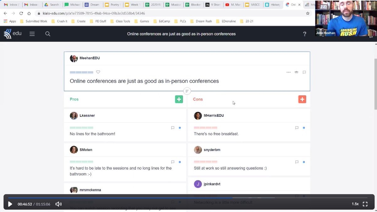 buddyxo's tweet photo. Awesome to see @MeehanEDU model how to use @KialoEdu. I've definitely been impressed by Kialo and hope to get more creative in my use-cases!

#EDrenaline #edtech #VASCD2020 https://t.co/qFqC8zptSq