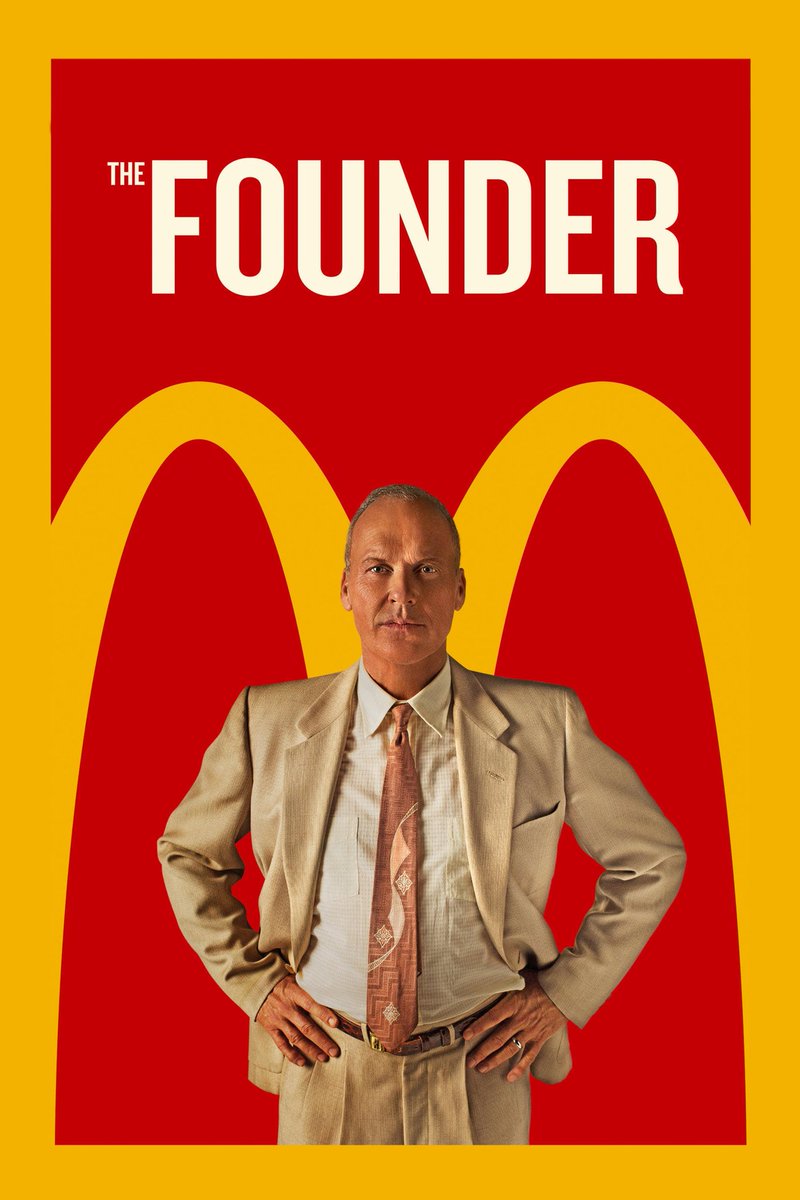 파운더 (The Founder, 2016) 인간이 신화를 훔치다. 기업, 아내, 연설, 이름, 오리지널리티 그 자체까지 모든 것을 훔치고는 원조를 몰아낸다. 마치 미국처...
