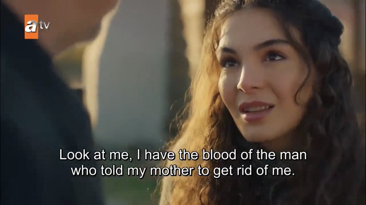 “i have the blood of the man who told my mother to get rid of me” it must hurt her so much to know that she wasn’t wanted by her actual father i wish we could have seen more of that  #Hercai