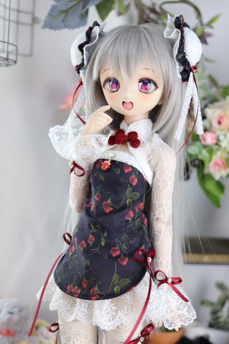 保証書付 ドール ロンシュカ様製 ブラック MDD - ドレスセット ほぼ未
