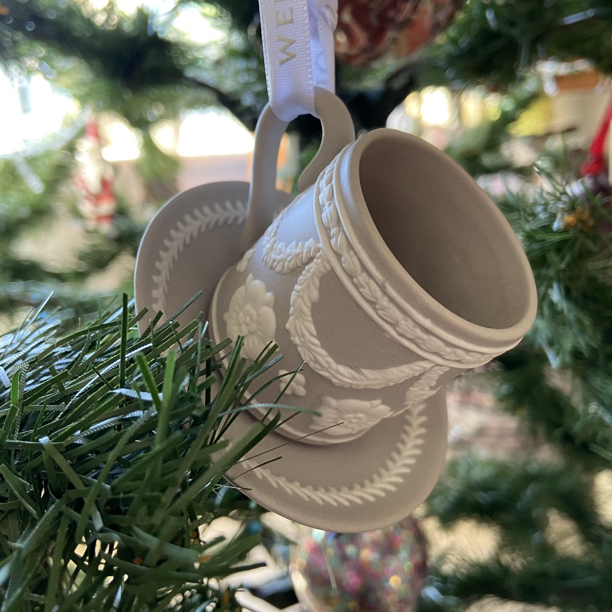 Another fancy one, which I believe I bought (got to hit the sales after Christmas!!). It’s a little Wedgewood tea cup. So cute!