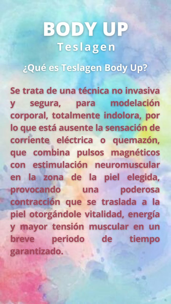 imveranotaloe's tweet photo. BODY UP 💥💥 con Teslagen Duo
Estoy tomando turnos!📌📝
#BodyUp #TeslagenDuo
Te cuento un poco de que se trata👇 https://t.co/9xTMiHcAvi