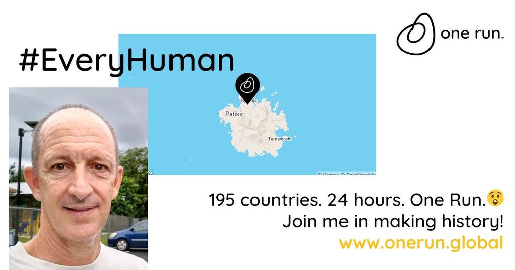 danaleeling's tweet photo. A friend wrote and said Micronesia is not in yet. As James Veitch taught me to say, "I'm in!" One hour run. 7:00 PM Thursday 10 December. Pohnpei state track. 2020. What couldn't go wrong? 😬 https://t.co/WdMnEeARCR https://t.co/9Uxm7VOPqk