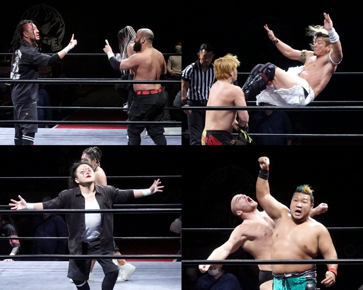 1214_Julie_Kana's tweet photo. 今年ももう12月だから…
毎日2020年のプロレス観戦を振り返ってみる😊

〈6〉2020.2.8 新木場1stRING「ダブプロレス」
#ダブプロレス #GCWinJapan

GCWからアレックス・コロンとクリス・ディッキンソンも参戦✨
※流血写真閲覧注意‼️ https://t.co/kOpgsv5rjs