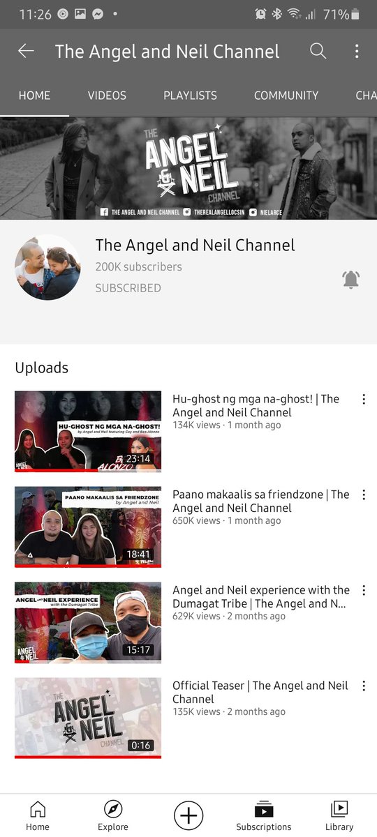 200k subs na! 
Sana may Silver Play Button unboxing na! 
#TheAngelandNeilchannel 
#NeilGel