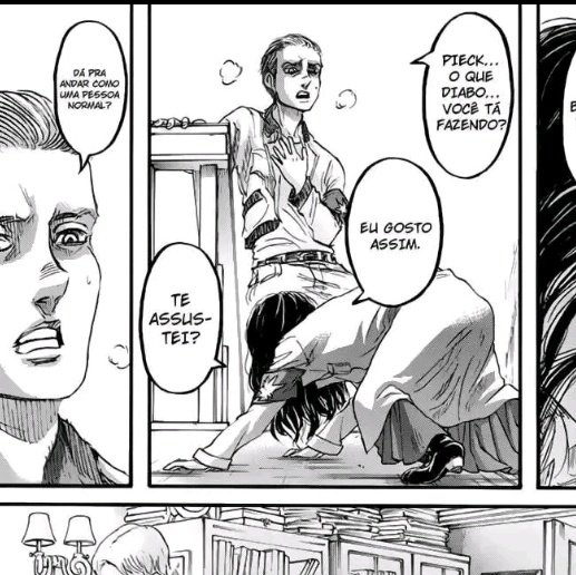 YO0NGYL's tweet image. ⚠️SNK SPOILERS⚠️
•
•
•
eu espero q animem essa cena na moral KKKKK