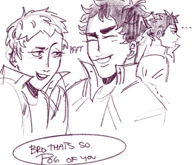 iwaizumi doesnt know WHAT the fuck a pog is and at this point he's too afraid to ask
#iwaizumihajime 