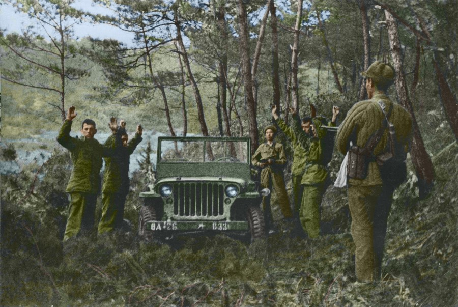 As Chinese People's Volunteer Army pushed US and UN forces back from Yalu River in Korean War in 1950, Era of Red Scare and McCarthyism began in US