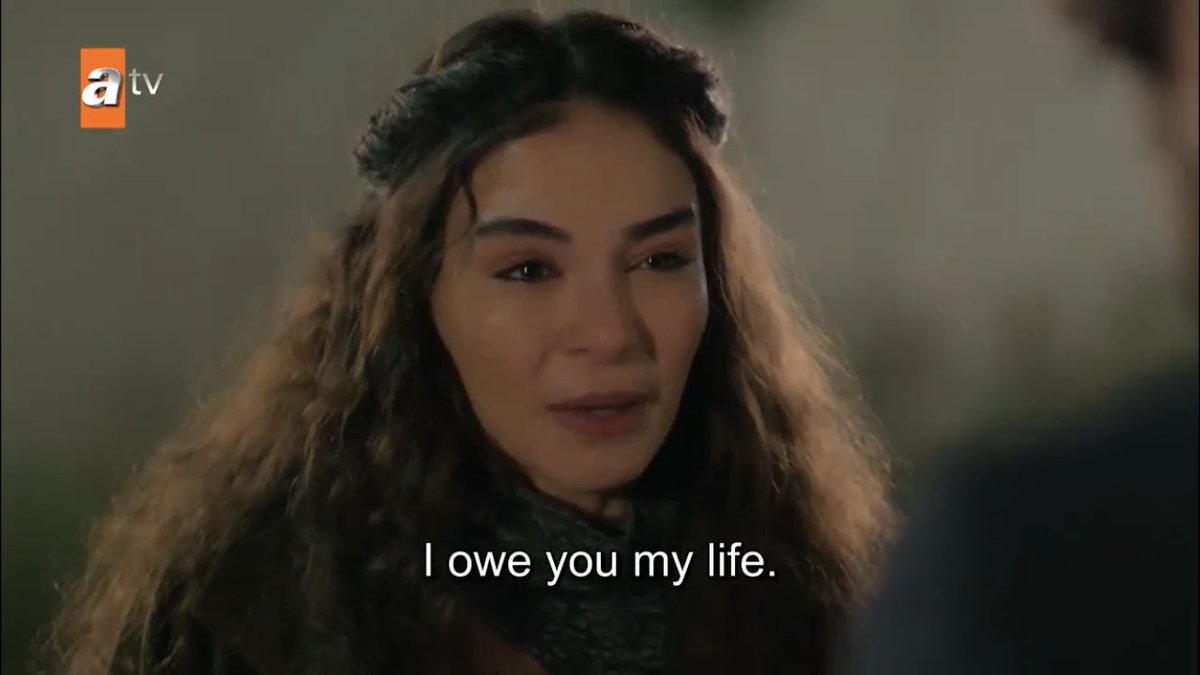 kinda reminds me of miran’s speech to hazar last episode saying he owed him his life but that was it THE PARALLELS  #Hercai