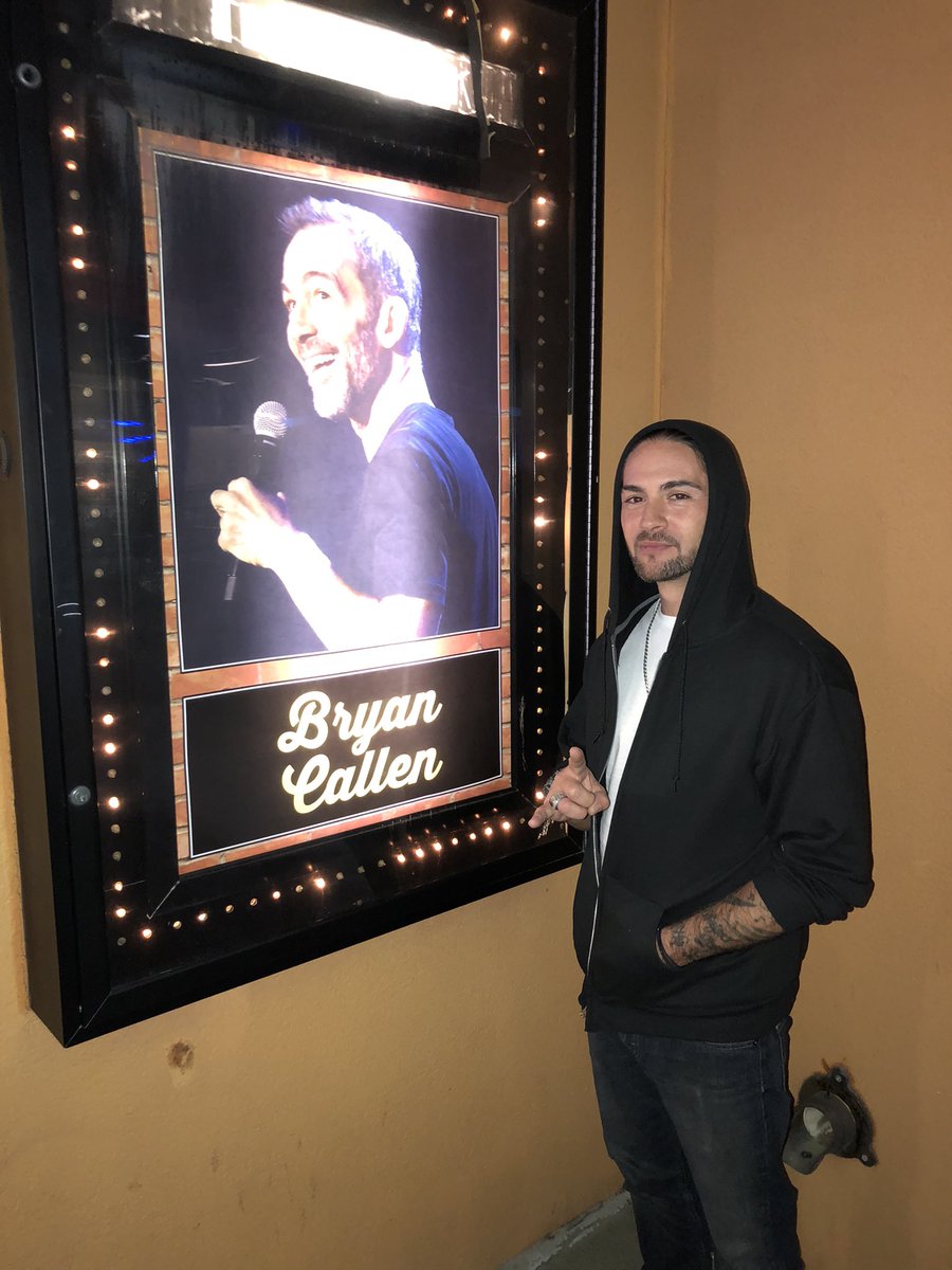 ashleysuzannem's tweet photo. What a great date night seeing an awesome comedian 🥰 #briancallen https://t.co/gXHl1gXzKH
