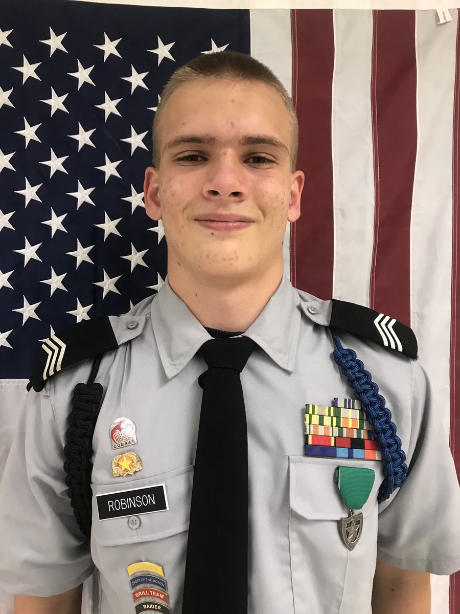 Congratulations to Echo Company and cadet Robinson on winning leader of the quarter! Keep up the great work!