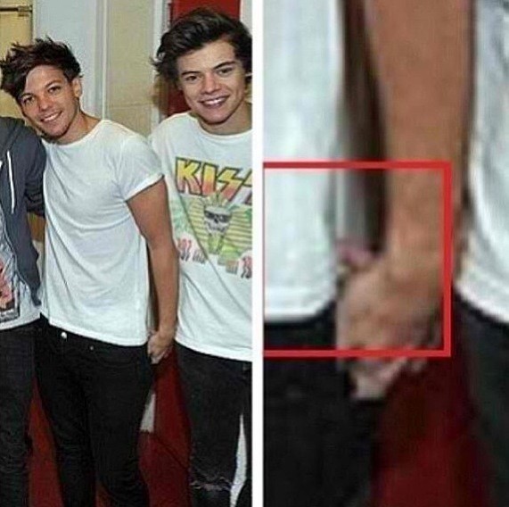 Lets look at some of my favorite times Harry & Louis held hands...~A thread~