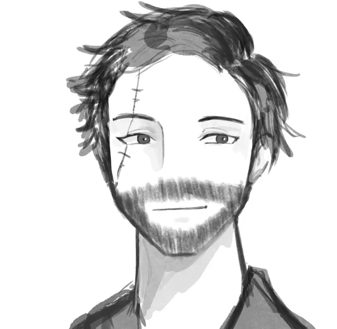 My attempt of Kurt can't hurt you...guys...trust me...

LOL

:'D

Need more practice with beards...;; 