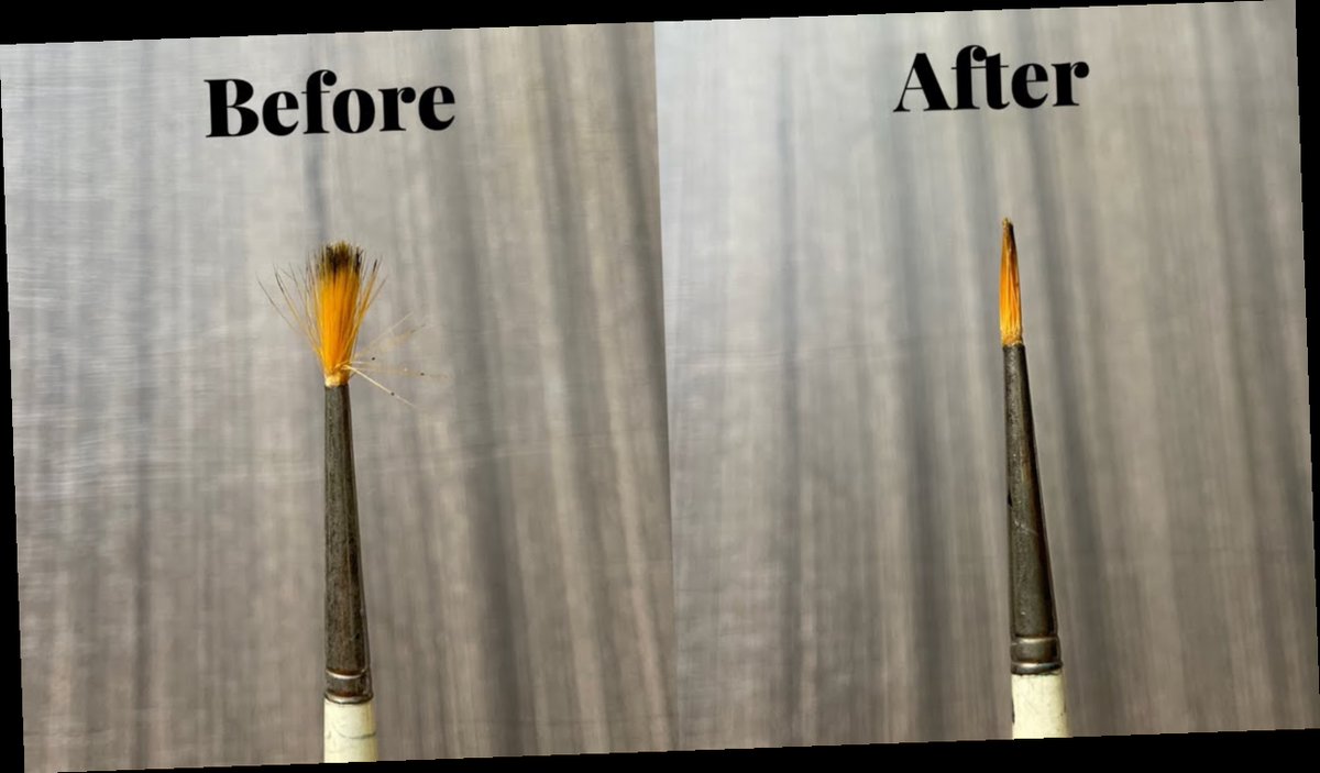 paint brush hack / Twitter