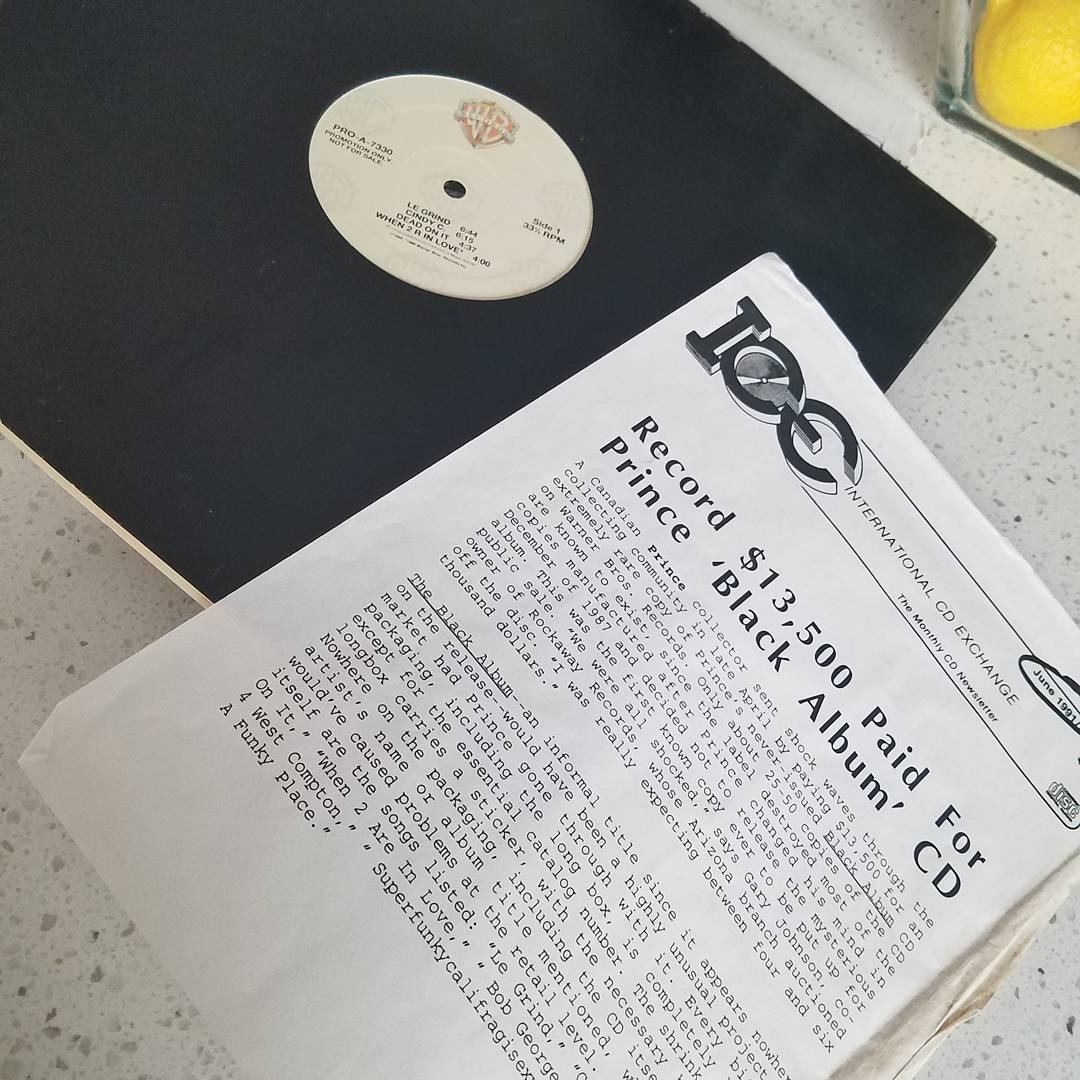 November...the Black album is finally released! My promo copy...